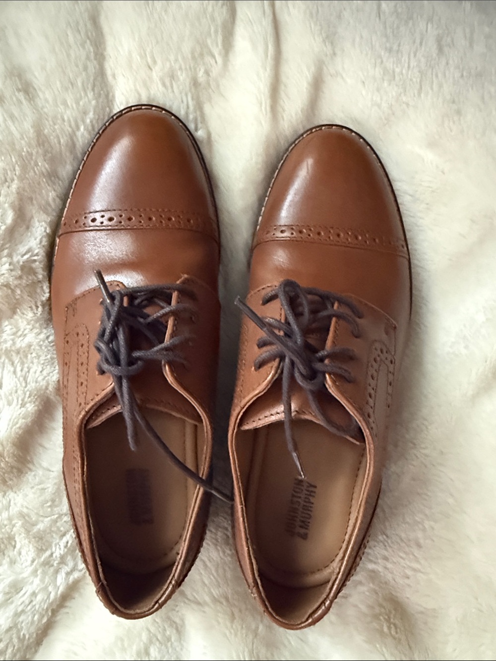 Johnston & Murphy boys' leather shoes